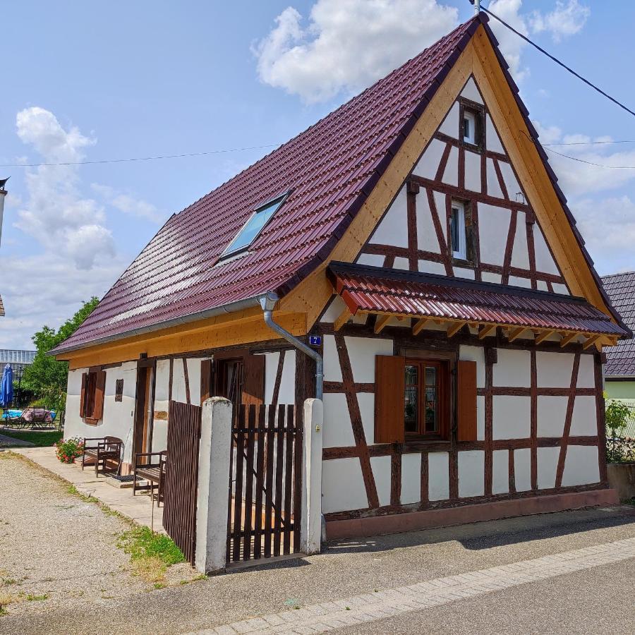 Petite Maison Alsacienne Dans Un Village Au Calme Niederroedern Exterior foto